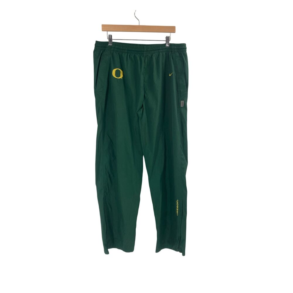 VTG Nike Storm Fit Team Men’s Oregon Ducks Wind Pants Green Yellow L Y2K